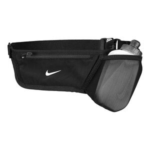 New Nike Pocket Flask 10oz Waistpack Bottle Belt Running Belt - Black